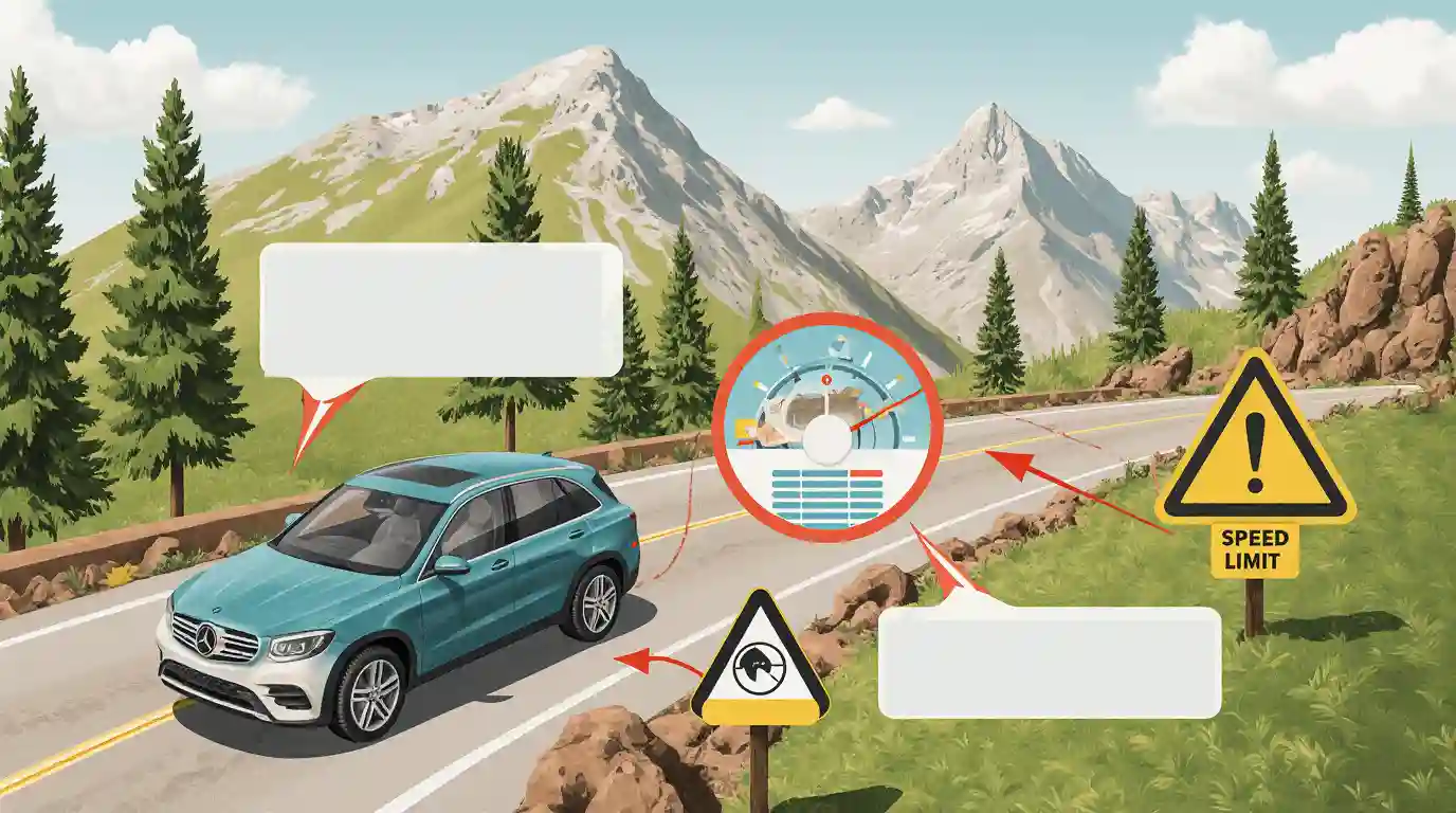 éviter la surchauffe du moteur lors de trajets en montagne